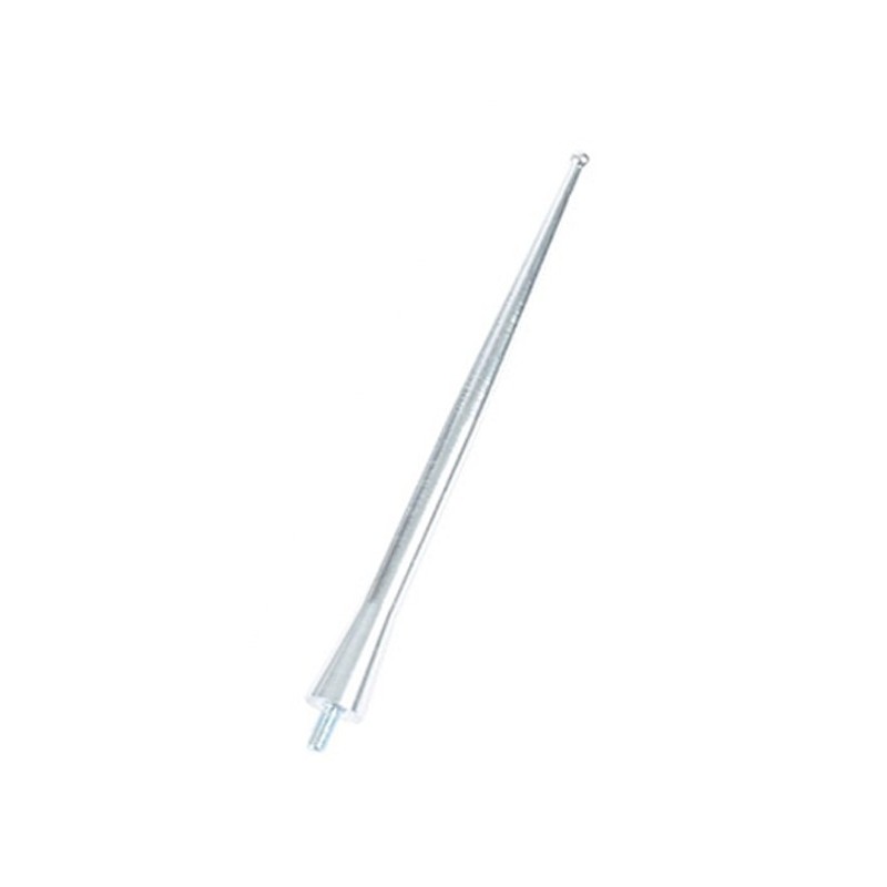 Antenna Auto Corta 17 Cm In Lega Di Alluminio – Ricezione AM/FM, Universale, Con Viti M5/M6, Colore Nero/rosso/blu/argento